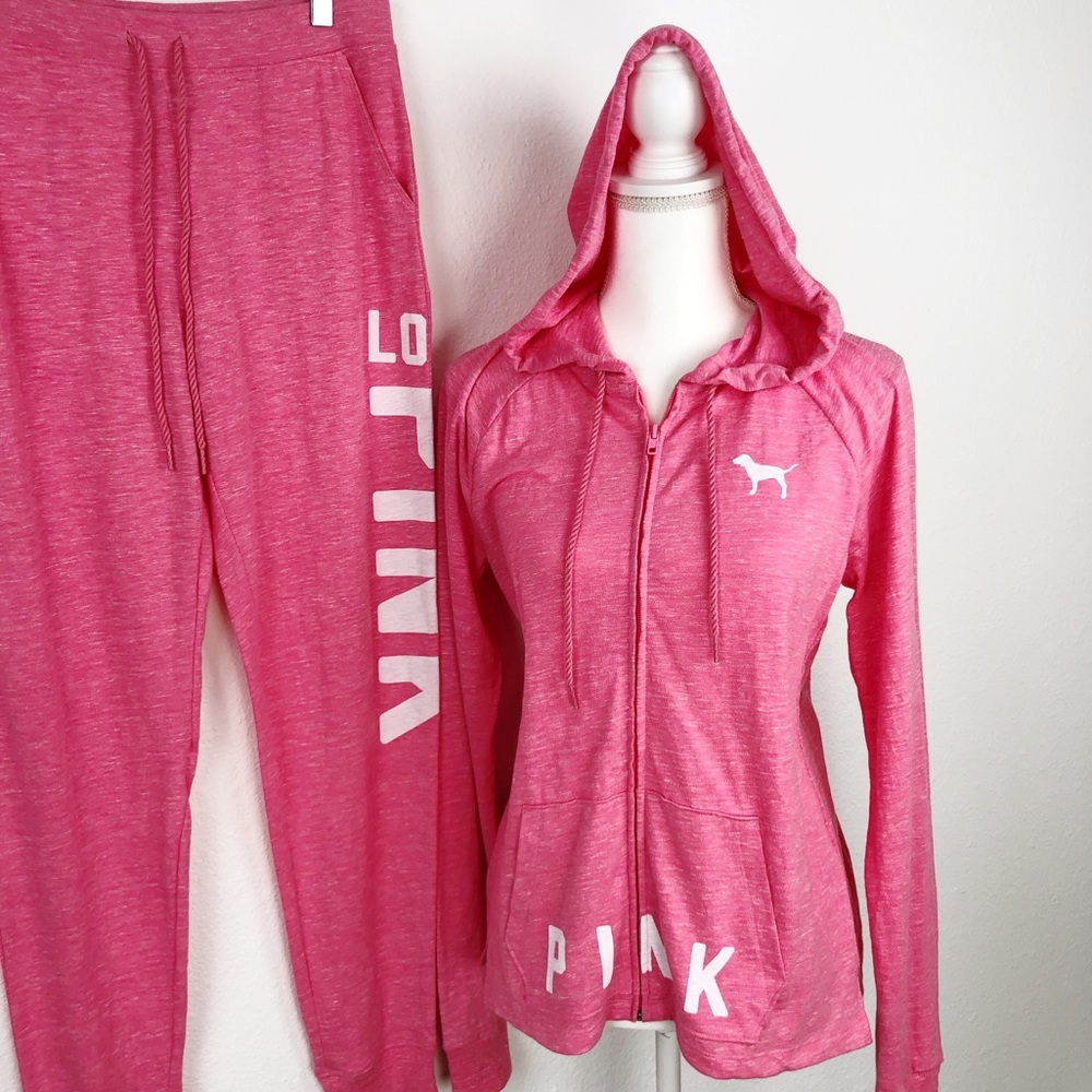 ✨SOLD!✨ PINK Victoria’s Secret | Skinny Jogger Set - Picture 1 of 8